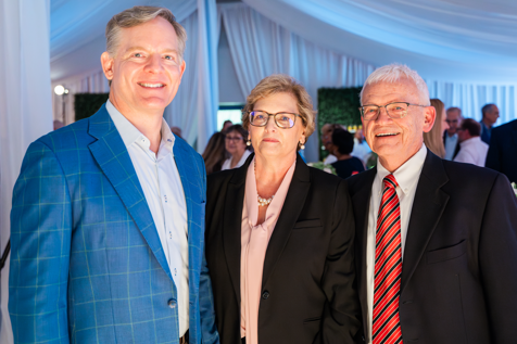 Ed Sledge, Chair of Board of Directors, Christy Castleberry, Chief of Staff and Ken Oliver, President & CEO. (Nathan Watson / Bham Now)